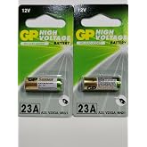 2pcs GP 23AE 12V Alkaline Batteries