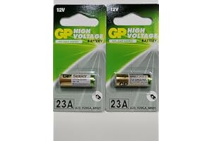 2pcs GP 23AE 12V Alkaline Batteries