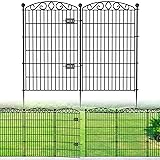 12 Panel No Dig Decorative Garden Fence with Gate