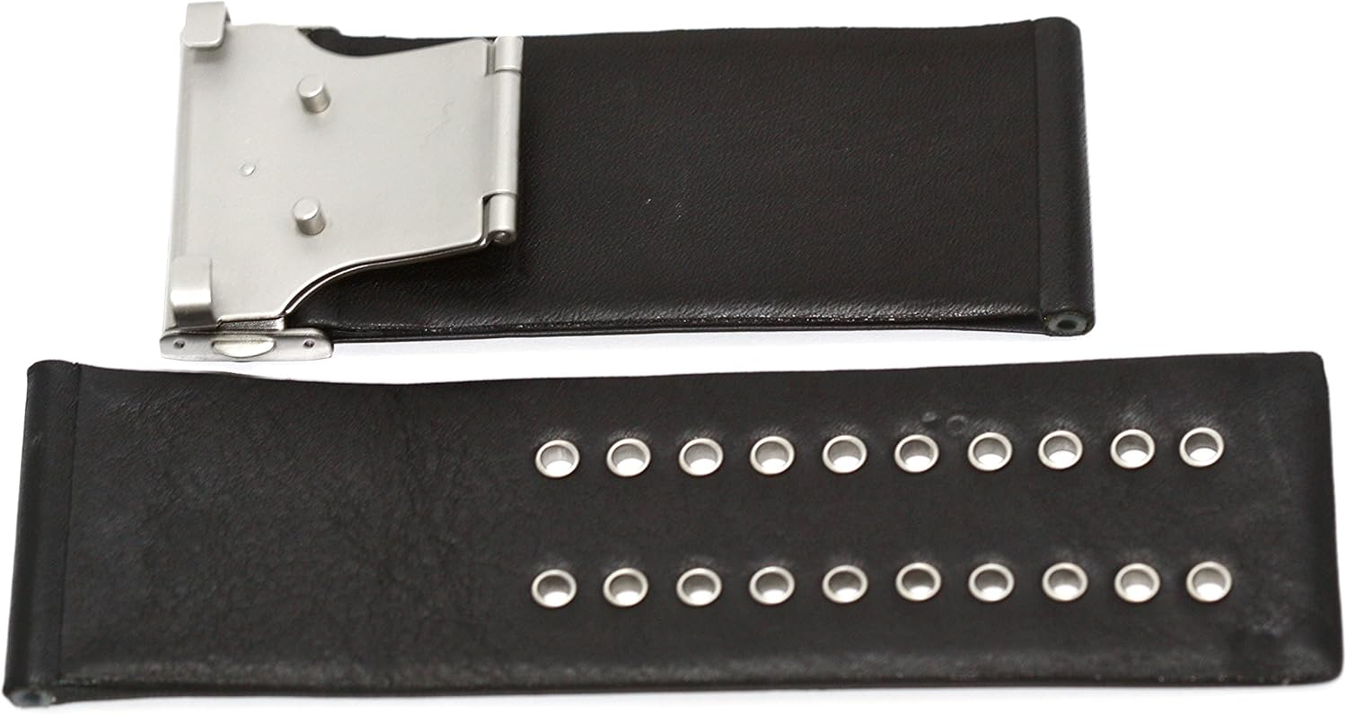 Nike Oregon Square Analog Black Replacement Leather Watch Band Wa0054 Amazon Ca Watches