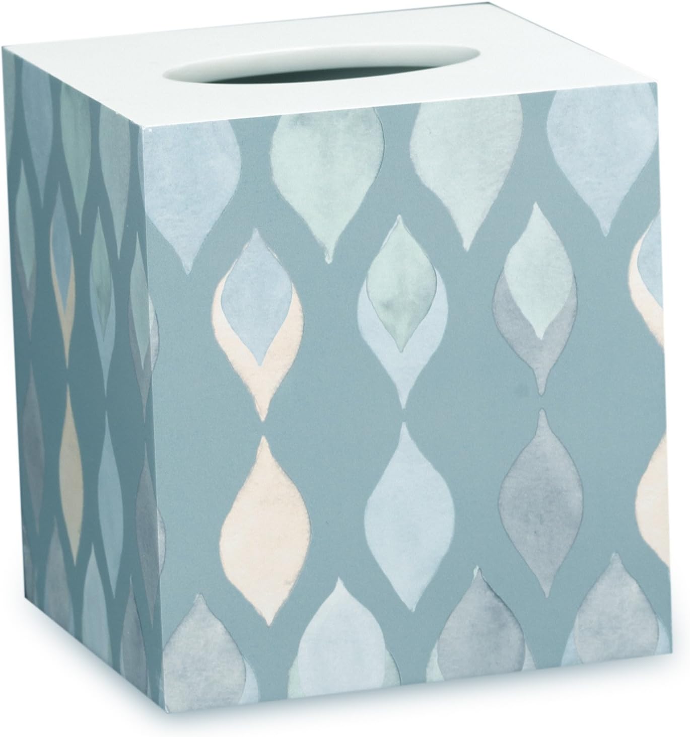 Shell Rummel SEA Glass Tissue Box, Teal, Holders