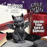 Nemesis Now Malpuss Winged Gothic Cat Figurine Polyresin Black view 3