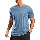 G Gradual Men's Workout Shirts Quick Dry Athletic Running T-Shirts Lightweight Moisture Wicking Short Sleeve Sports Gym Tops