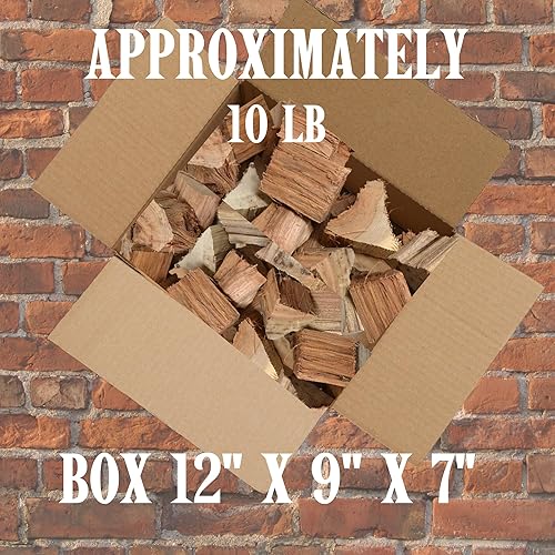 Cattleack Smok'in Tinder Wood Chunks - 10 Lbs Premium Pecan Smoking Wood For BBQ & Grilling