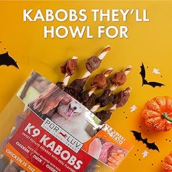 Pur Luv Dog Treats, K9 Kabobs Made with Real