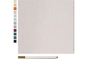 Yopih Photo Album Self Adhesive Scrapbook Album for Various Picture Sizes DIY Magnetic Linen Cover Album with Metal Pen - Perfect Family and Wedding Gift (40 Pages)