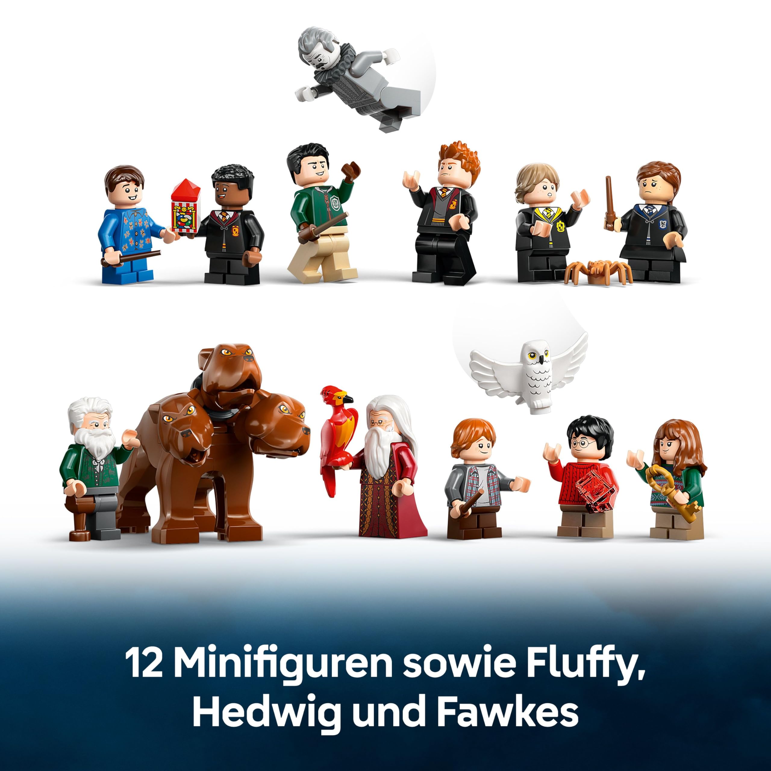 LEGO Harry Potter Schloss Hogwarts: Der Hauptturm - Spielzeug mit fliegendem Schlüssel, Zauberschachzimmer, 12 Minifiguren - Geschenk für Jungen, Mädchen & Erwachsene Fans ab 10 Jahren - 76454 6