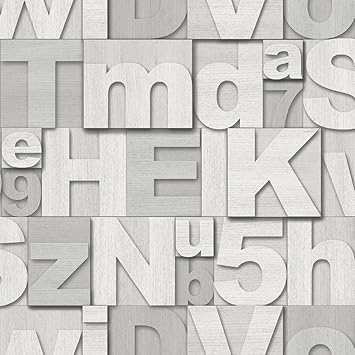 Téléchargement gratuit Images Amazon Com Muriva New Luxury Wood Letters Typography Embossed actualisé par