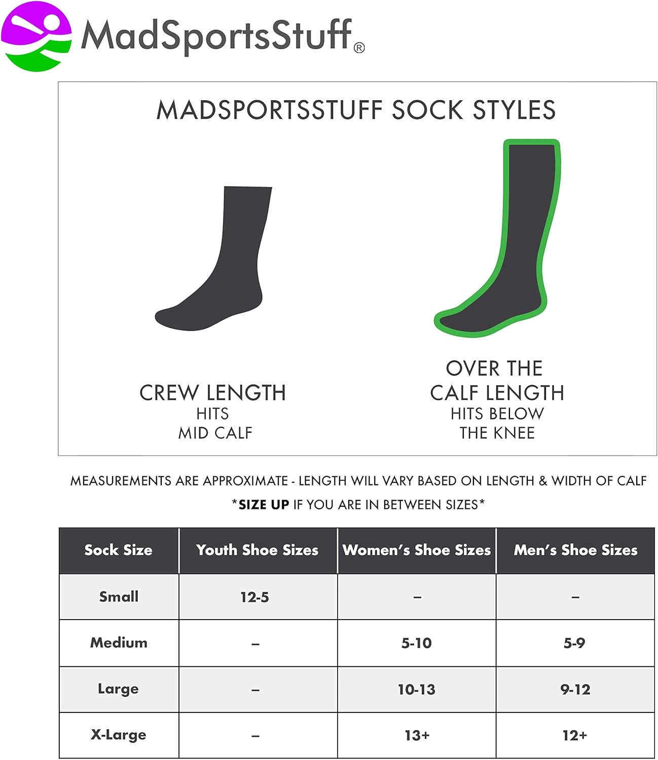 MadSportsStuff Donut Over The Calf Socks (Paradise Blue/Neon Pink, Small) : Clothing