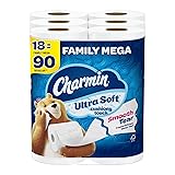 Charmin Toilet Paper Ultra Soft Cushiony Touch, 18