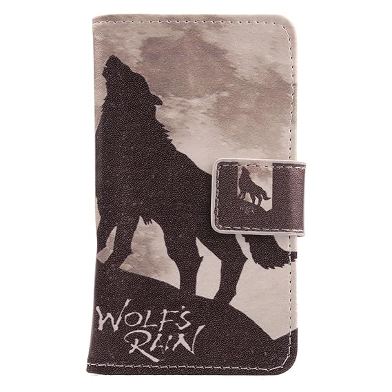 Lankashi PU Flip Leder Tasche Hülle Case Cover Schutz Handy Etui Skin Für Timmy M12 5.5' Wolf Howl Design