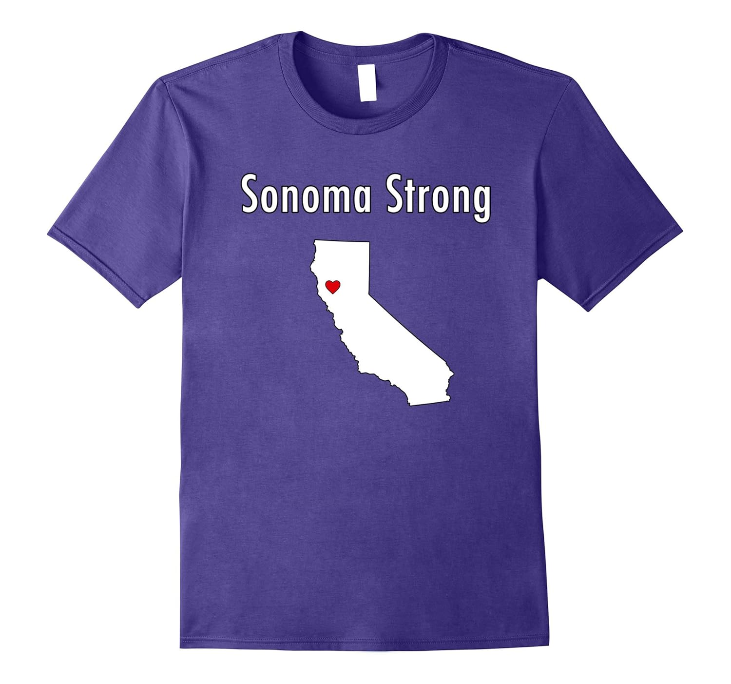 Sonoma Strong California Support T-Shirt-ANZ