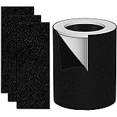 HP670 Replacement True HEPA Filter Set Compatible with Hunter HP670 Large Tower Filter, Part Number H-HF670-VP, 1 x HEPA + 4 x Activated carbon