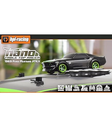 Amazon.com: HPI Racing 120102 RS4 1/10 4WD Sport 3 1969 Mustang