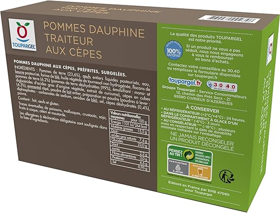 Pommes Dauphine Traiteur Aux Cepes Surgelees 300 G Amazon Fr