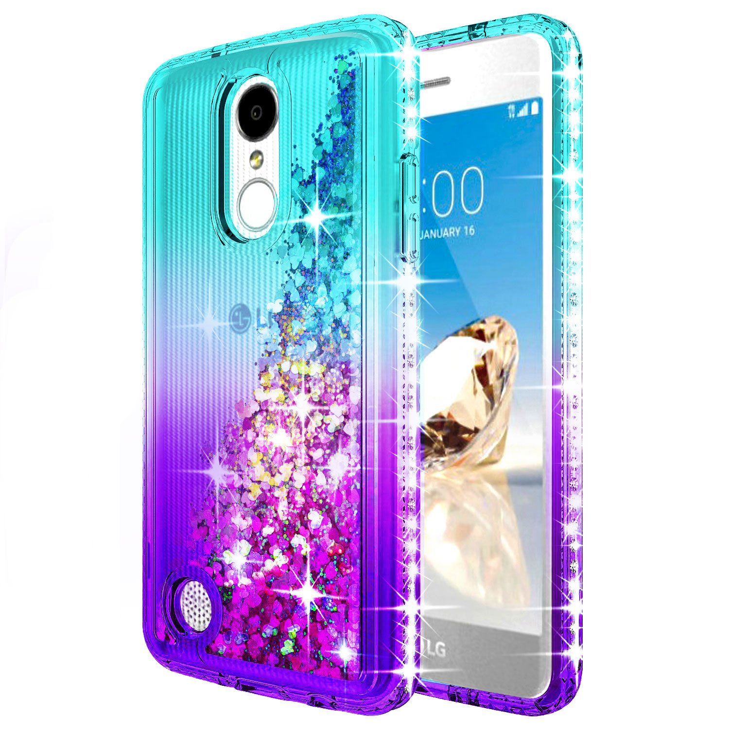 Flip Case for LG K4 K 4 2017 LGM160 LG M160 M160 Phone