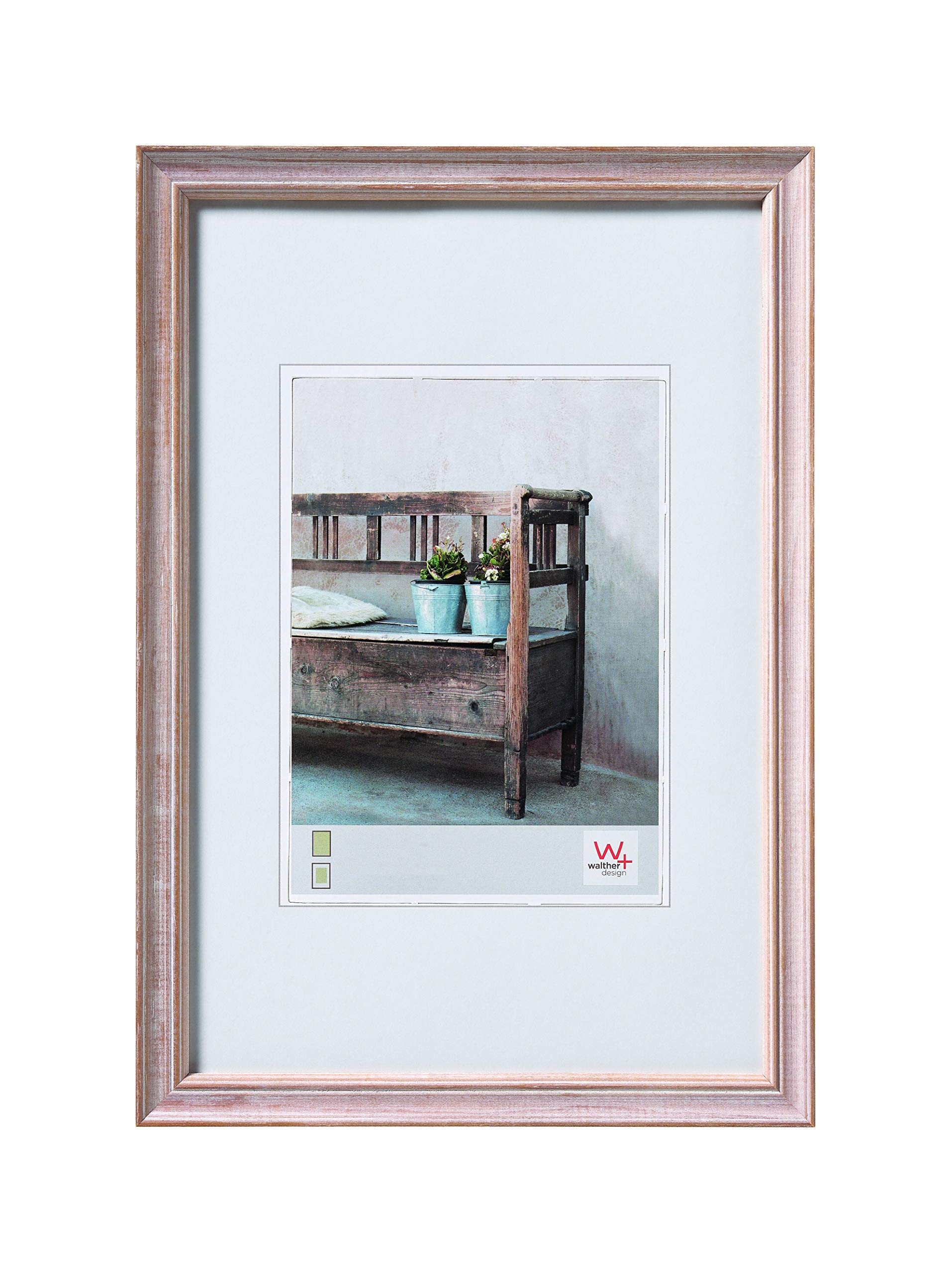 walther design ND015P Bench picture frame 10x15 cm, brown