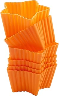 Baekka Cupcake Förmchen Motiv Blume Türkis Amazonde