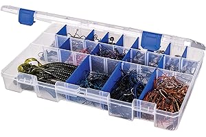 Flambeau Outdoors 5003 Fishing - Includes 15 Dividers, 25 Compartments, Clear Fishing Lure Organizer, Tuff Tainer with Zerust Anti-Rust Dividers