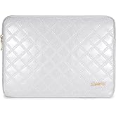 Vinterfint 15 16 inch Laptop Sleeve for 15" MacBook Pro/Air M4 M3, 16" MacBook Pro M4 M3, 15" Surface Laptop 7 6, 15.3" IdeaPad Slim 5i Gen 9, 16" ThinkPad E16, XPS 16, Silver Sparkling Laptop Case