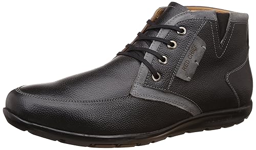 red chief men's leather boat shoes