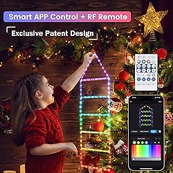 Toodour Indoor Christmas Decorations Light, Smart
