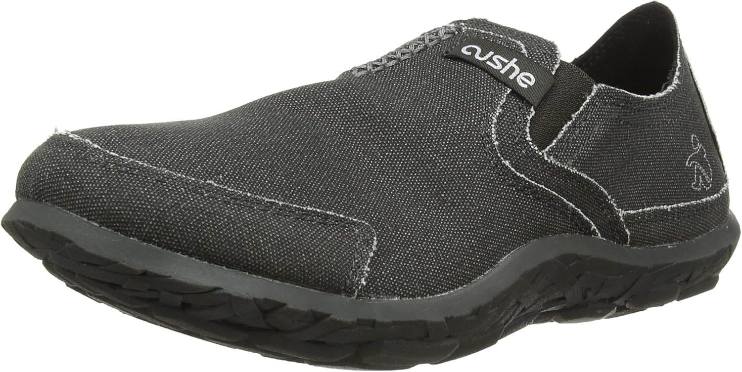 Cushe M, Men LowTop Slippers, Grey (Dark Charcoal), 7 UK