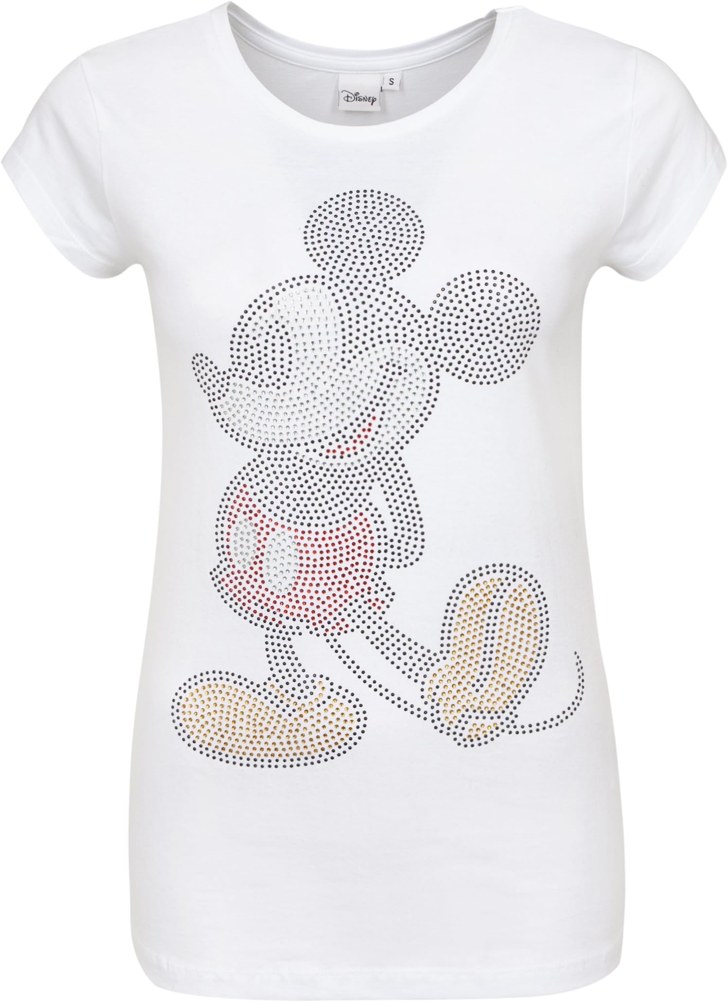 Rock Angel Women Overwear/T-Shirt Mickey Mouse White XL