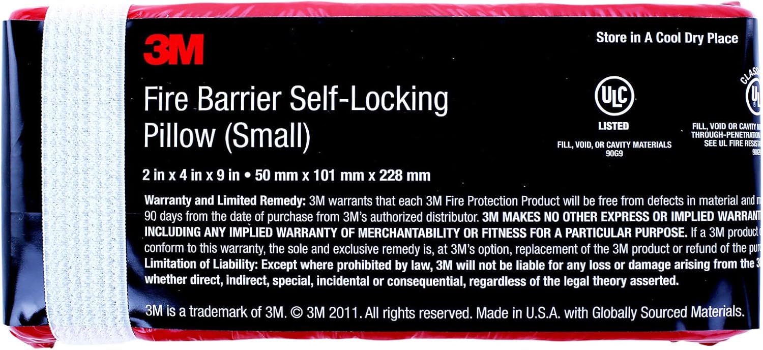 Amazon Com 3m Fire Barrier Self Locking Pillow 2x4x9 98 0400