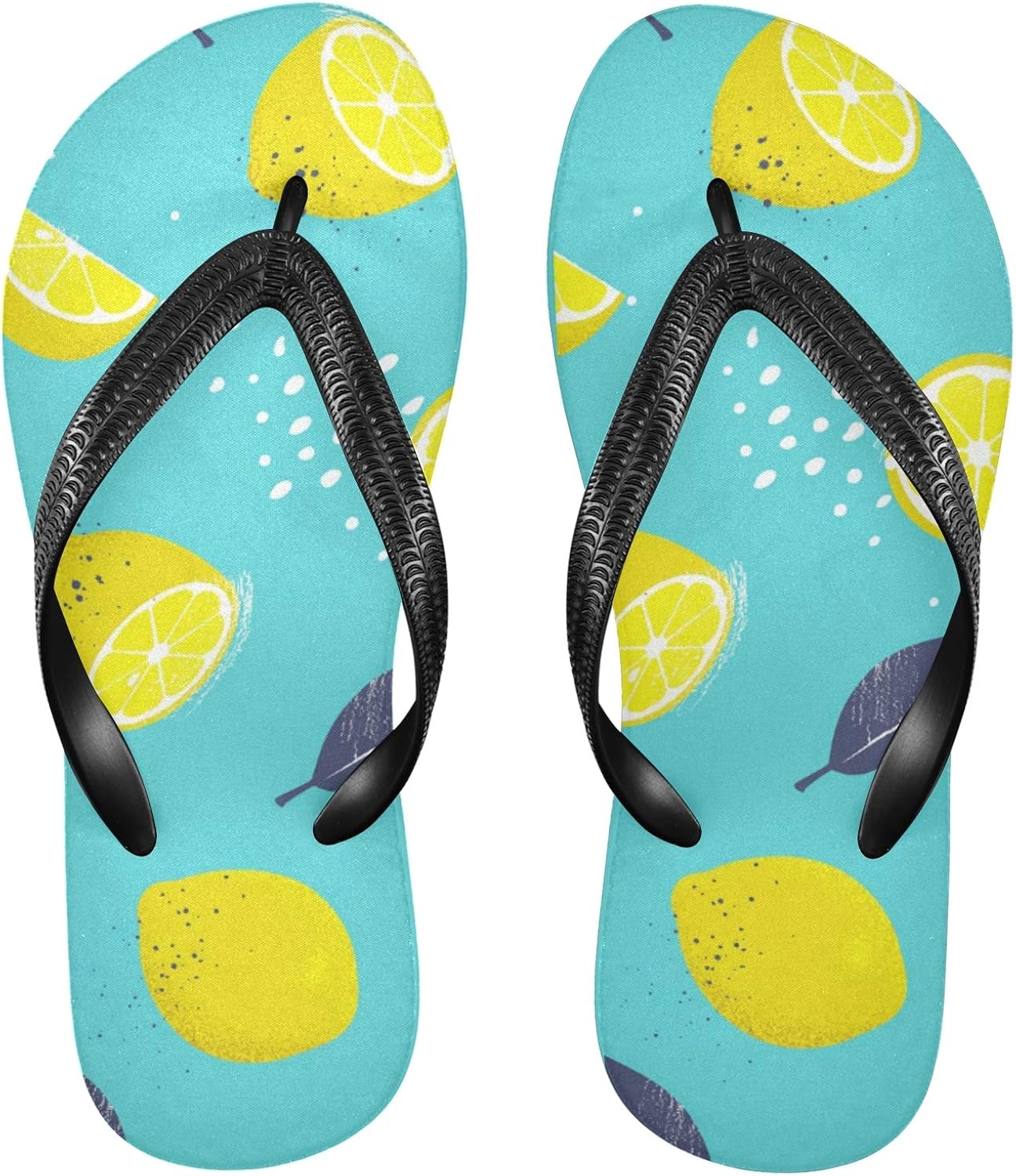 lemon flip flops