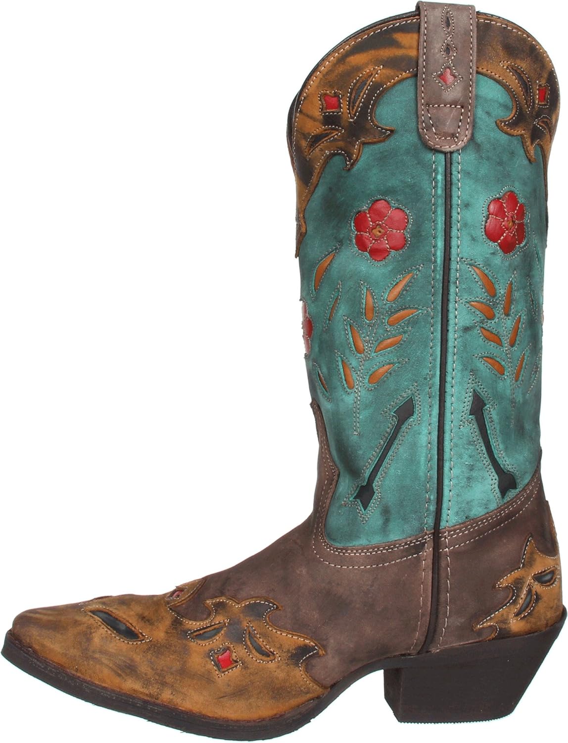 cowboy boots teal