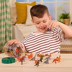 Terra by Battat – 60 Pieces Dinosaur Figures