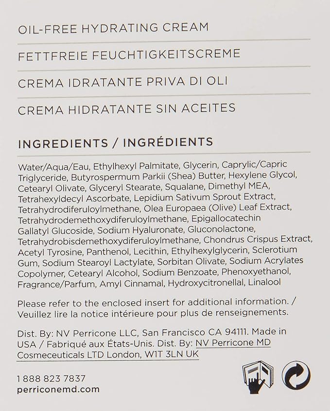perricone md oil free hydrating cream