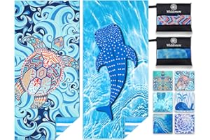 Microfiber Thin Lightweight Beach Towel Sand Free Quick Dry Absorbent Compact Towels for Swimming Pool Camping Beach Accessor