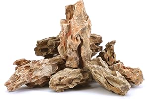 FISCAPE 10 Natural Aquarium Rocks 2" to 4" Perfect Rocks for Aquariums, Landscaping Model,Tank Decoration, Amphibian Enclosures-Dragon Stones