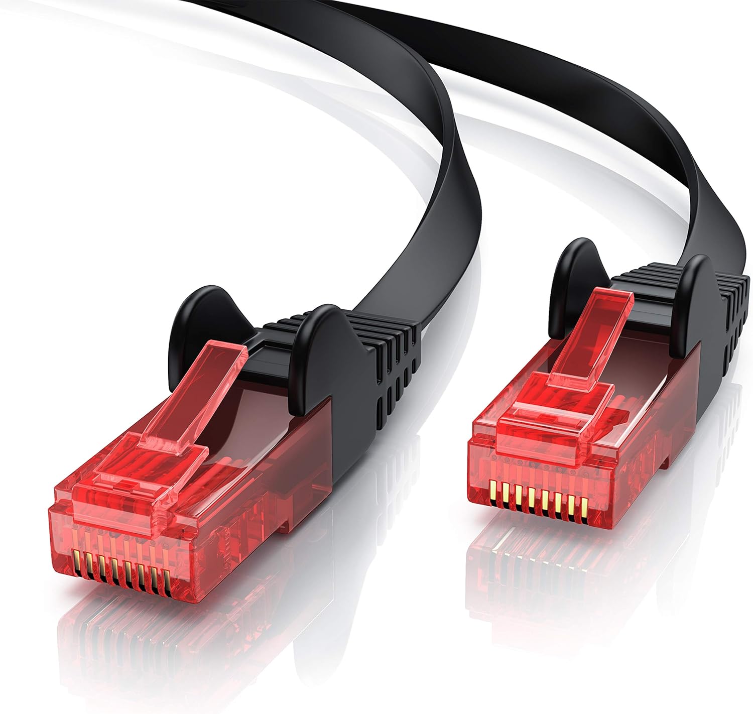 CSL Flat Cable 0.25m Gigabit Lan Network Cable RJ45 Cat