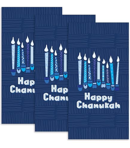 Happy Chanukkah Geldgeschenk-Kartenhalter – 6-teiliges Set Mit Umschlägen