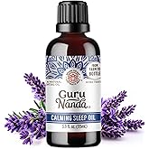 GuruNanda Calming Sleep Essential Oil, Blend of 100% Natural, Pure & Undiluted Essential Oils, Promote Relaxation, Calmness & Restful Sleep, 3.9 fl oz