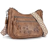 MEITRUE Crossbody Bags for Women Vegan Leather Medium Hobo Purse