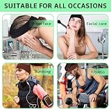 Sularpek 2 Pack Headbands Women Men Soft Stretchy Fabric Hair Band Black Brown view 6