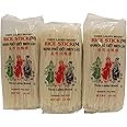 Three Ladies Brand Rice Stick Noodle - 14 Oz. (Pack of 3 Bags)