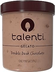 Talenti Gelato For a Delicious Frozen Dessert Double Dark Chocolate Made with Ingredients 1 pint