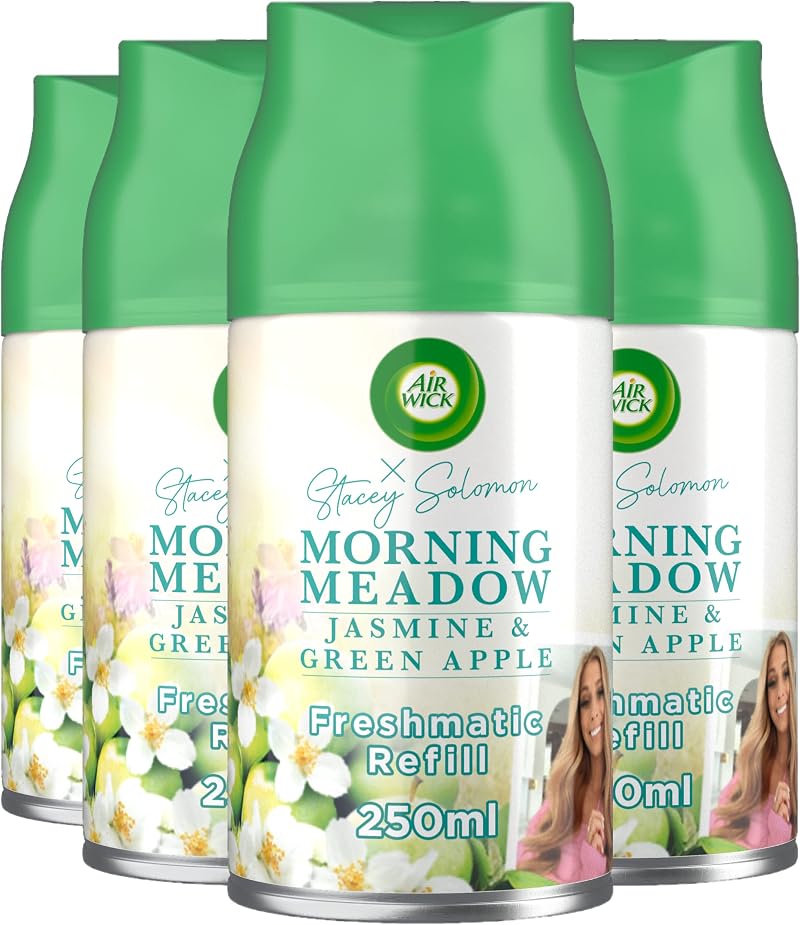 Air Wick Freshmatic Morning Meadow Refills 4 x 250ml Automatic Spray