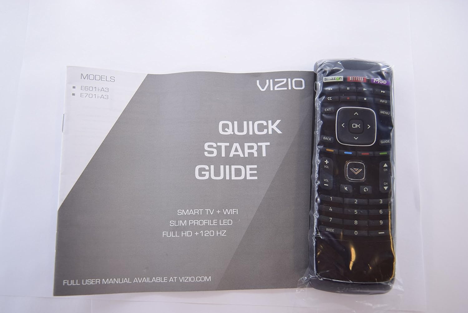 Amazon.com: VIZIO XRT302 KEYBOARD REMOTE CONTROL AND MANUAL E601I-A3 E701I- A3 20458: Home Audio & Theater