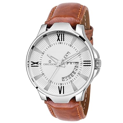 Impact DC5048 White Brown Matrix Collection Mens Watch
