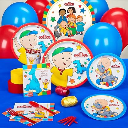 Amazon Com Caillou Party Supplies Standard Party Pack For 16
