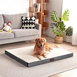 EHEYCIGA Orthopedic Extra Large Dog Bed Mattress 127x91x10cm White view 6