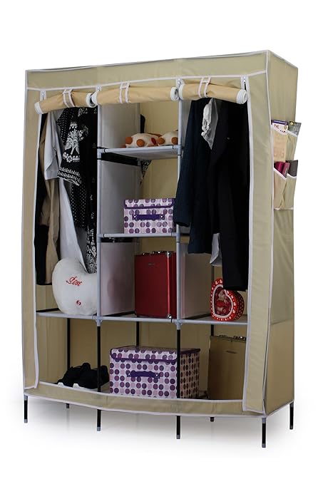 Evana 4 1 Feet Creative Cream Cabinet Easy Installation Folding