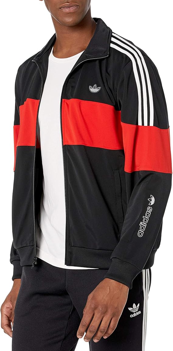 red adidas jacket amazon