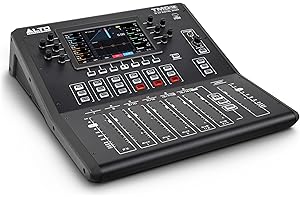 ALTO TMD16 16-Channel Digital Mixer with Bluetooth and 7" Display, Capacitive Touchfaders, EQ and FX, App Control, for Live S